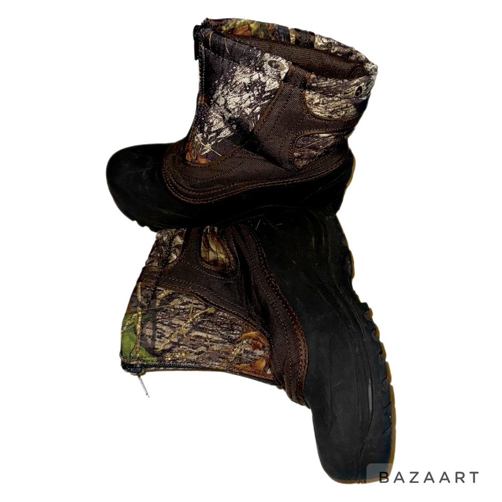 Itasca Boys Zip front Snow boot | Big Boy size 3 | GUC